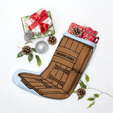 Retro Pad Christmas Stocking