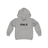 Goalie Text Youth Hoodie