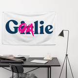 Goalie Girl Text Flag