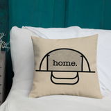 Home Crease Square Throw Pillow