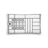 Blank Double Sided Throw Pillow