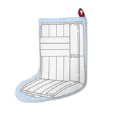 White Pad Christmas Stocking