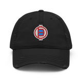 Backstop Logo Distressed Dad Hat