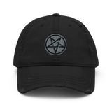 Anthrax Goalie Symbol Distressed Dad Hat