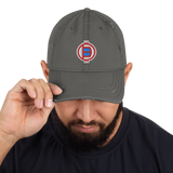 Backstop Logo Distressed Dad Hat