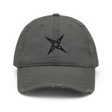 Goaltender Metal Icon Distressed Dad Hat