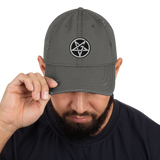 Anthrax Goalie Symbol Distressed Dad Hat