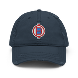 Backstop Logo Distressed Dad Hat