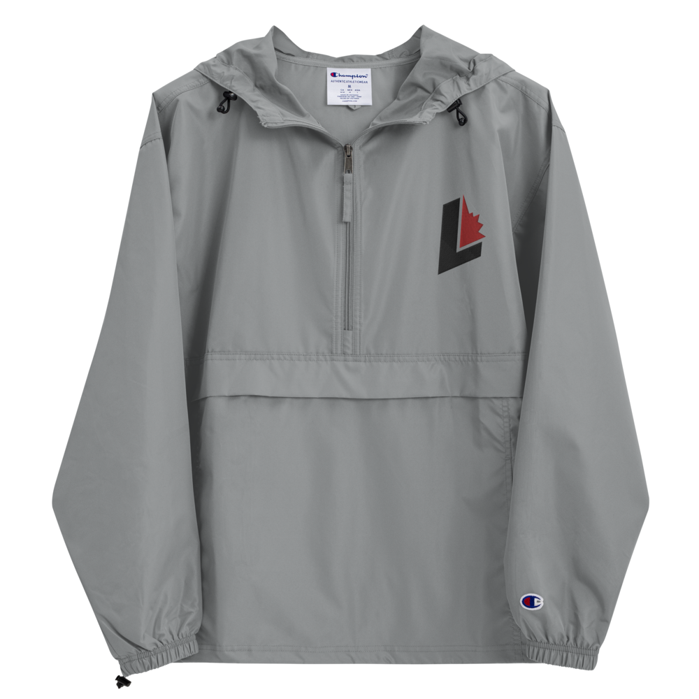 Louisville Logo Champion Packable Jacket, Backstop Hockey