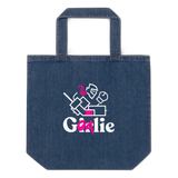 Goalie Girl Organic Denim Tote Bag