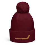 Goal Stick Pom Pom Beanie