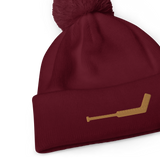 Goal Stick Pom Pom Beanie