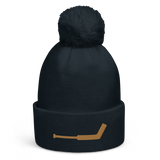 Goal Stick Pom Pom Beanie