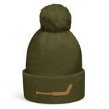 Goal Stick Pom Pom Beanie