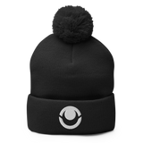 Itech "Eye" Logo Pom-Pom Beanie