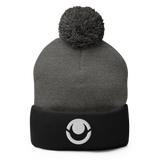 Itech "Eye" Logo Pom-Pom Beanie