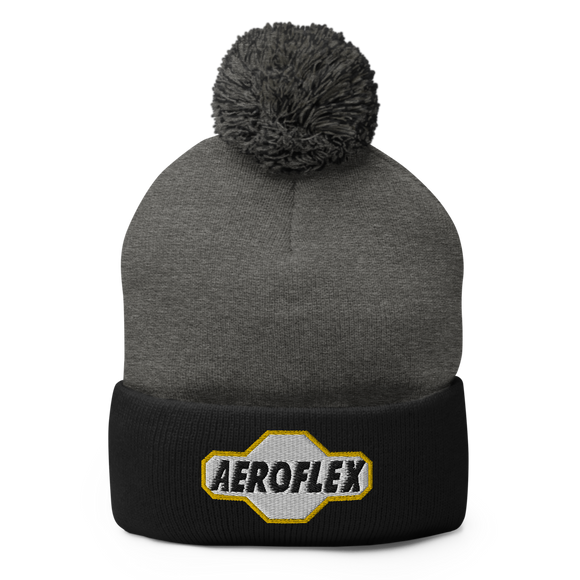 Aeroflex Logo Pom-Pom Beanie