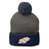 Karglas Bear Pom-Pom Beanie