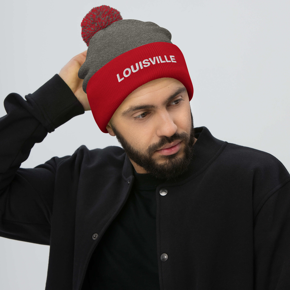 Louisville Pom-Pom Beanie, Backstop Hockey