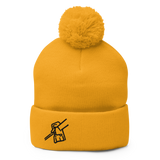 Blocker Fist Pom-Pom Beanie
