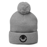 Itech "Eye" Logo Pom-Pom Beanie