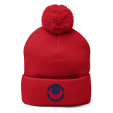Itech "Eye" Logo Pom-Pom Beanie