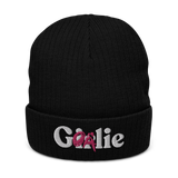 Goalie Girl Recycled Cuffed Beanie