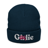 Goalie Girl Recycled Cuffed Beanie