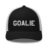 Goalie Text Trucker Hat