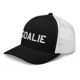 Goalie Text Trucker Hat