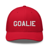 Goalie Text Trucker Hat