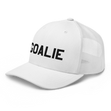 Goalie Text Trucker Hat