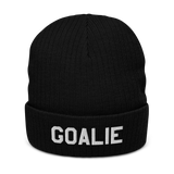 Goalie Text Recycled Beanie