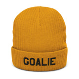 Goalie Text Recycled Beanie