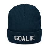 Goalie Text Recycled Beanie