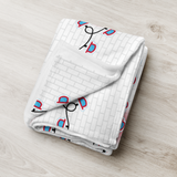 Crease-mas Lights Throw Blanket