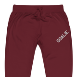 Goalie Text Fleece Sweatpants