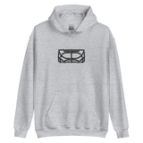 Cat-Eye Cage Embroidered Hoodie