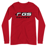 NEW PGS Hockey Logo Long Sleeve Tee