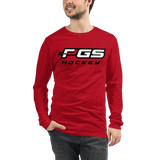 NEW PGS Hockey Logo Long Sleeve Tee