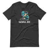 Pixel Goalie Tee (Blue)