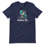 Pixel Goalie Tee (Blue)
