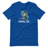 Pixel Goalie Tee (Blue)