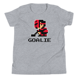 Pixel Goalie Youth Tee (Red)