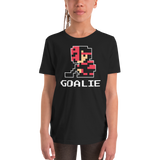 Pixel Goalie Youth Tee (Red)