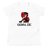 Pixel Goalie Youth Tee (Red)