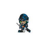 SportNics San Jose Goalie Sticker