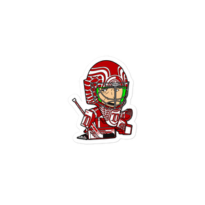 SportNics Detroit Goalie Sticker