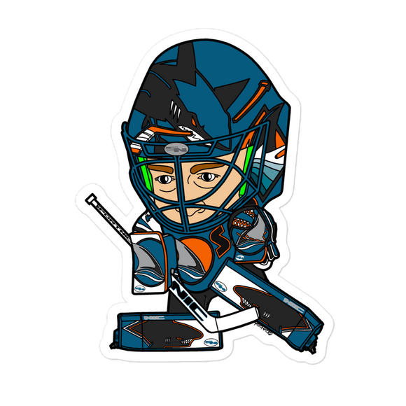 SportNics San Jose Goalie Sticker