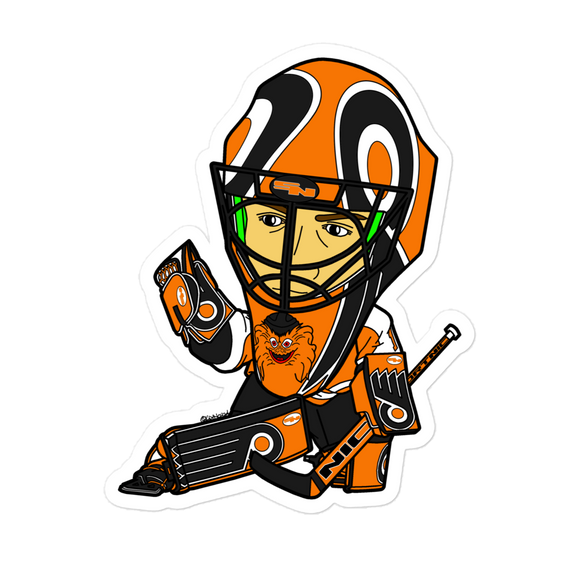 SportNics Philadelphia Goalie Sticker